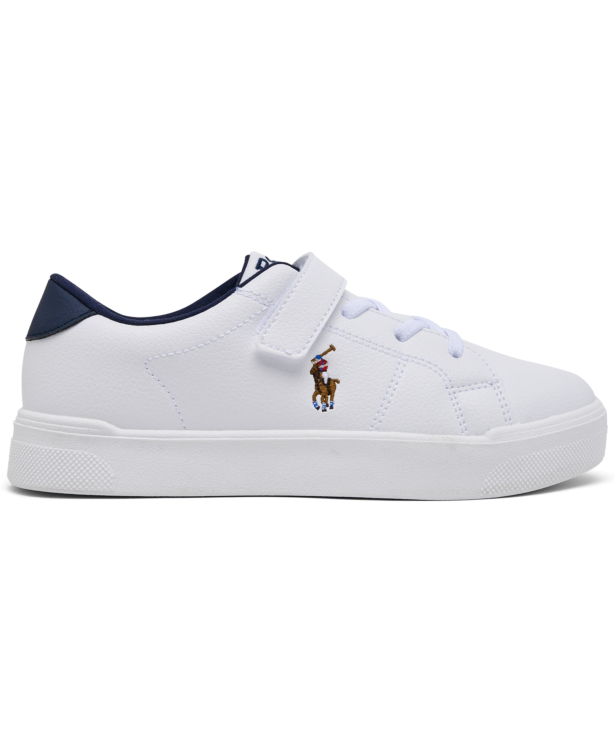 Polo Ralph Lauren Little Kids Sutton Stay-Put Fastening Strap Casual Sneakers from Finish Line - Multi