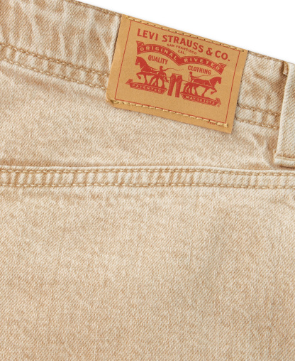 Levi's Girls' 7-16 Baggy Wide Leg Jeans - Light Beige