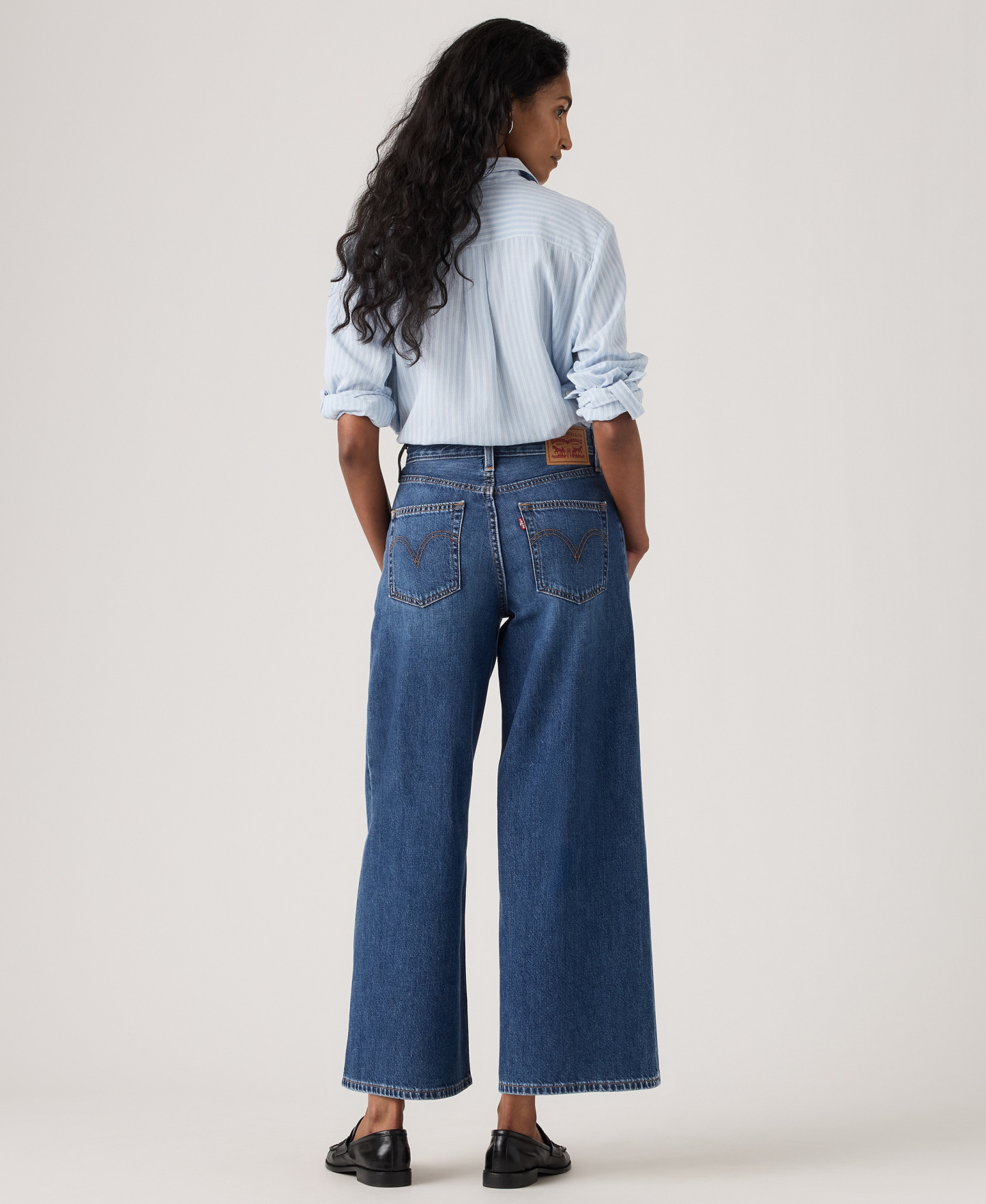 Levi's Women's Middy Wide-Leg Ankle Jeans - Kiss Goodbye