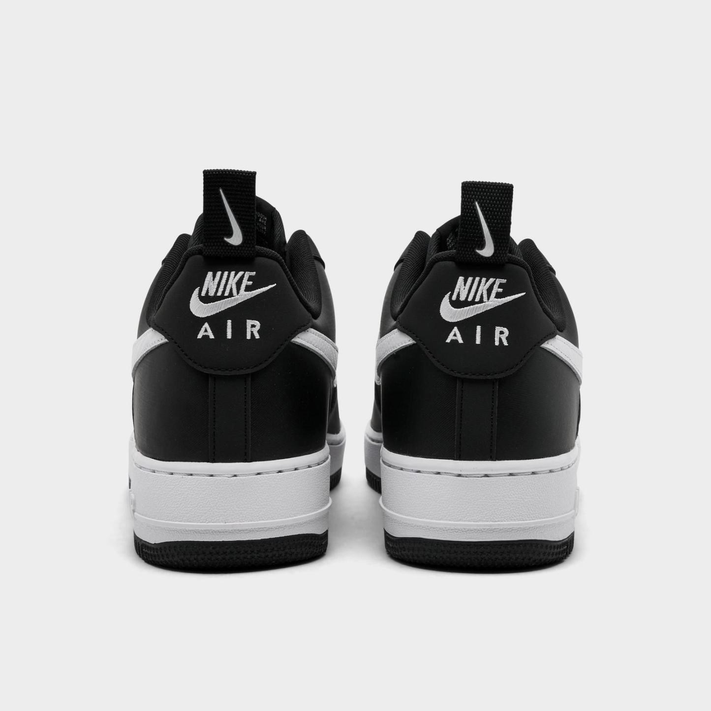 Men's Nike Air Force 1 '07 LV8 Casual Shoes - Black/White/Black