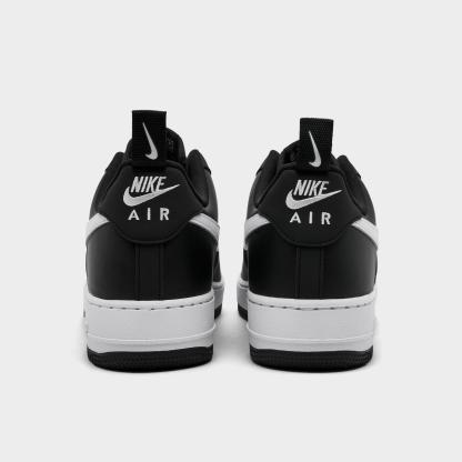 Men's Nike Air Force 1 '07 LV8 Casual Shoes - Black/White/Black