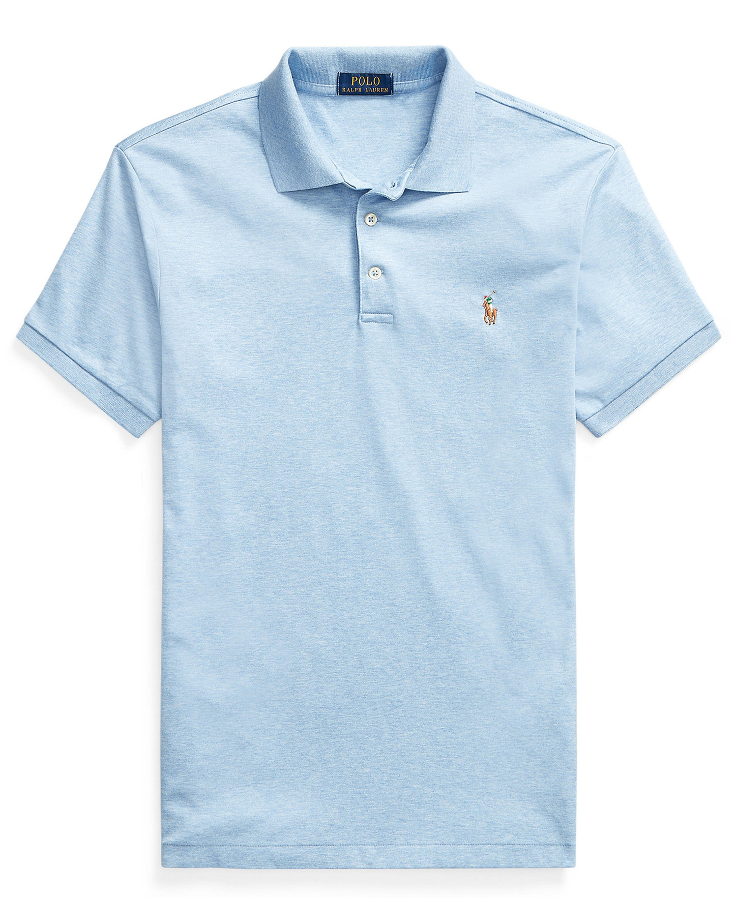 Polo Ralph Lauren Men's Classic-Fit Soft Cotton Polo Shirt - Isle Heather