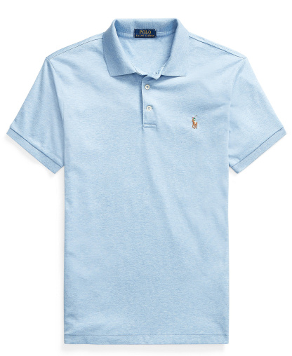 Polo Ralph Lauren Men's Classic-Fit Soft Cotton Polo Shirt - Isle Heather