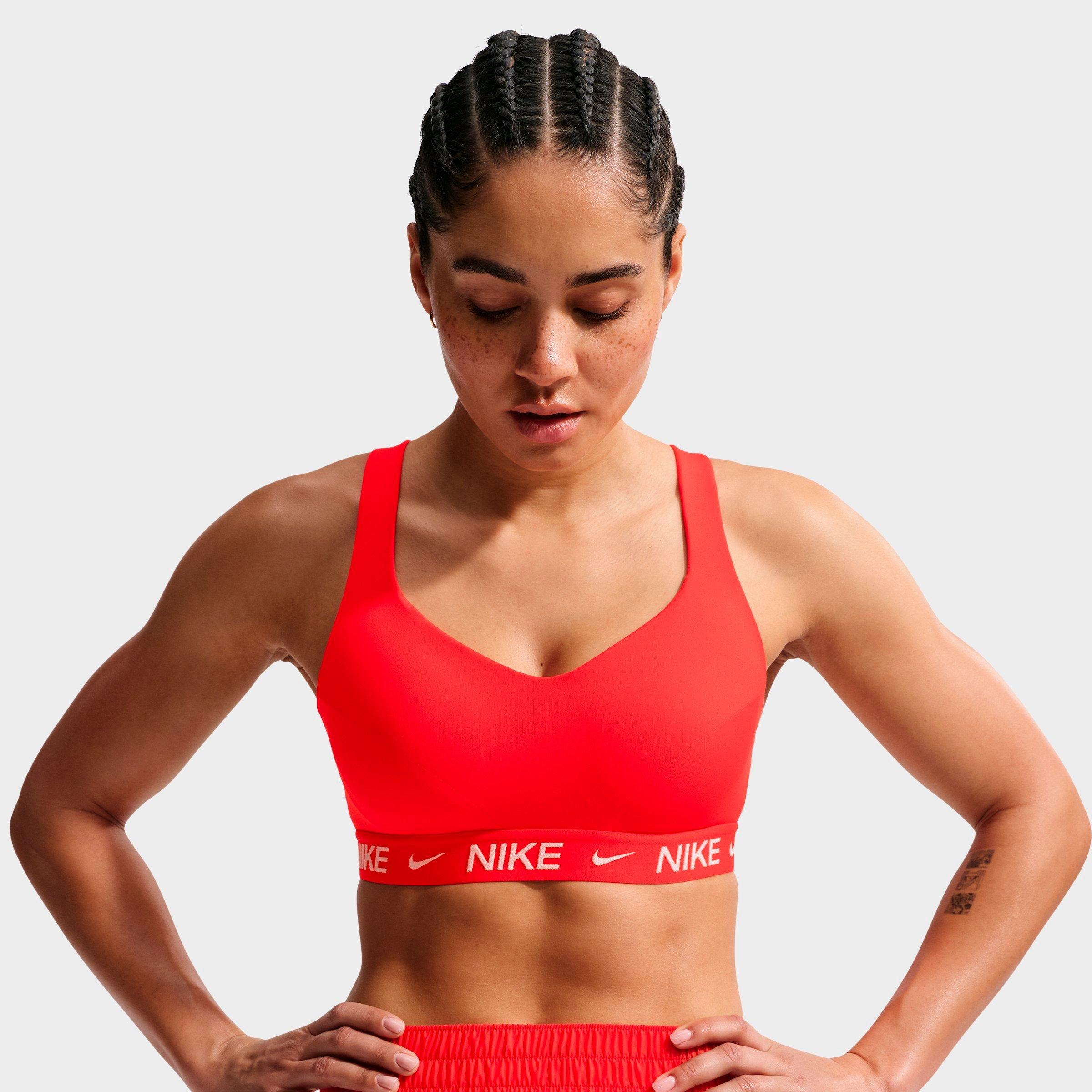 Women's Nithtke Dri-FIT Indy High Support Sports Bra - Light Crimson