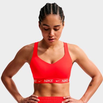 Women's Nithtke Dri-FIT Indy High Support Sports Bra - Light Crimson