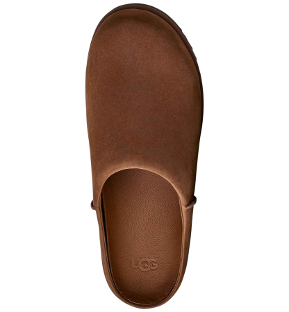 UGG® Men's Otzo Leather Clogs - Dark Chestnut