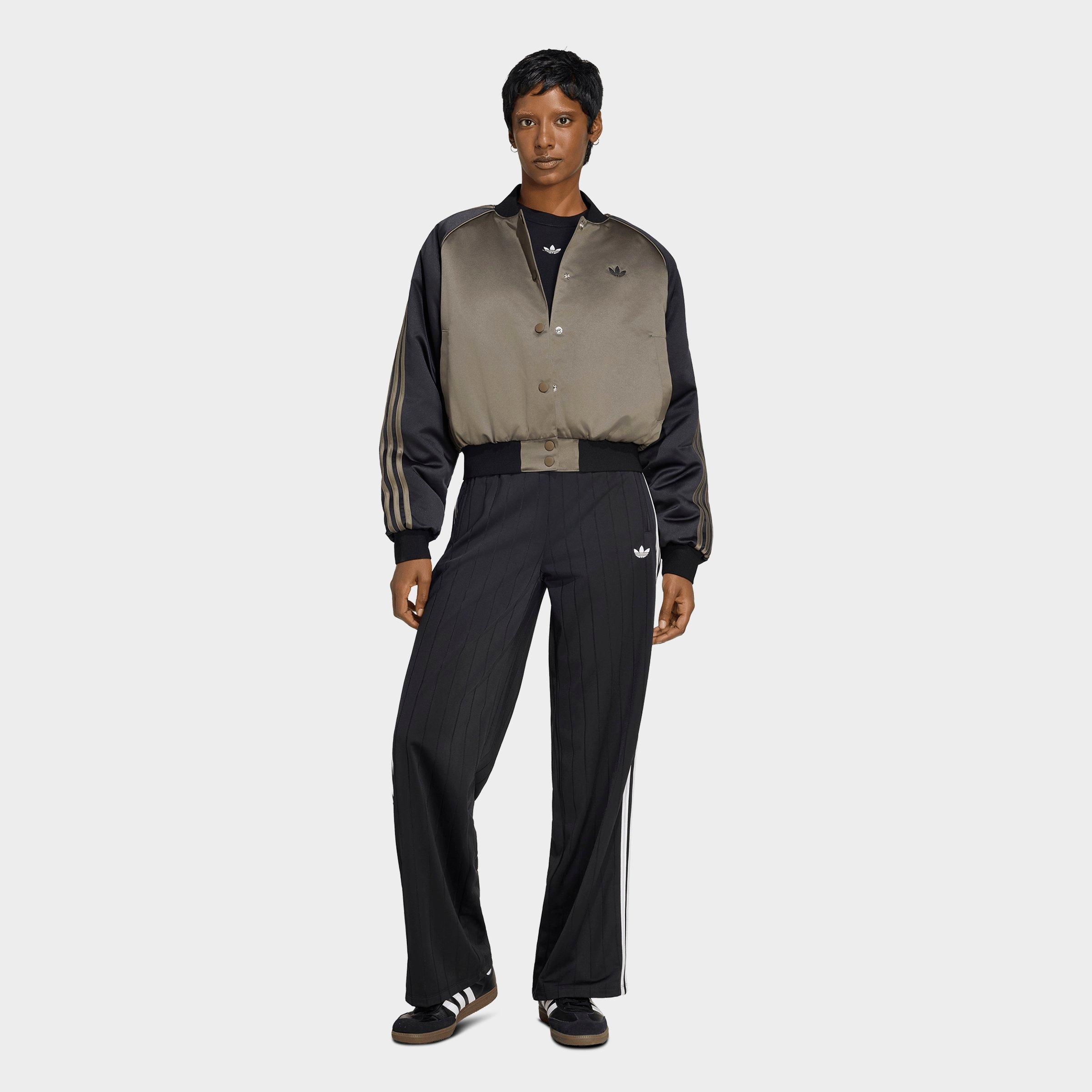 Women's adidas Originals Satin Superstar Bomber Jacket - Branch/Black/Dark Football Gold