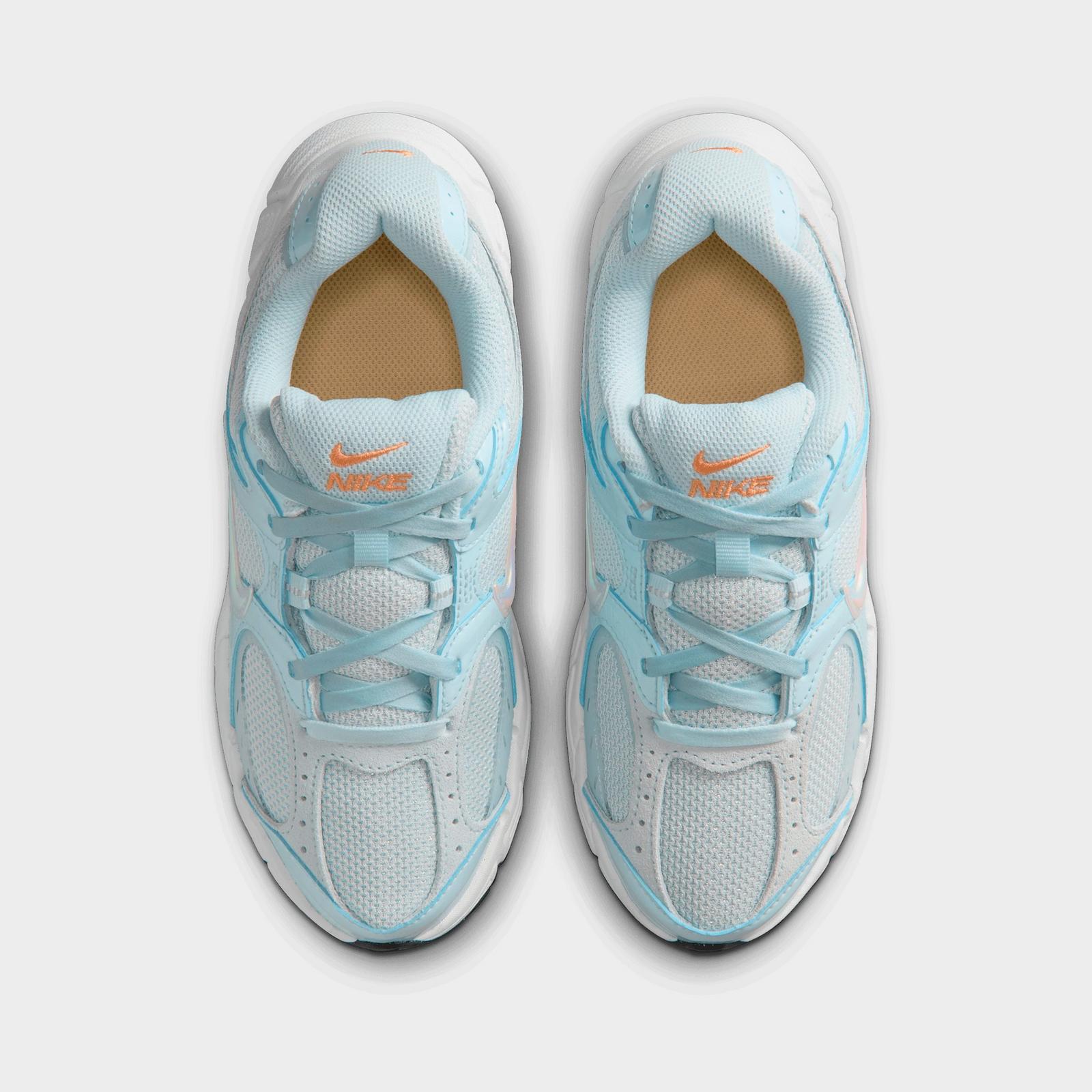 Girls' Big Kids' Nike V5 RNR Casual Shoes - Glacier Blue/Marrakesh/Off Noir/Orange Chalk
