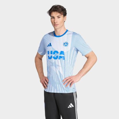 Men's adidas USA Soccer Jersey - White/Glory Blue - view 1