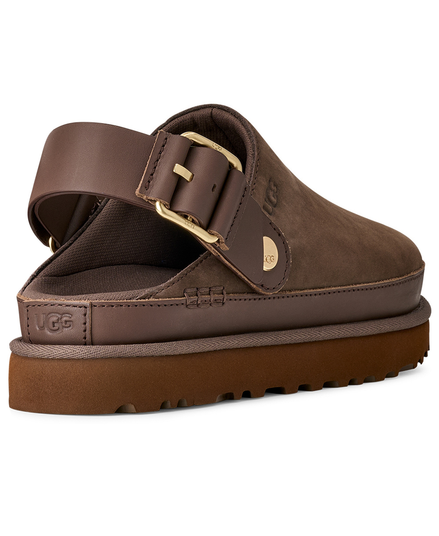 UGG® Women's Goldenstar Villa Round Toe Clogs - Molasses