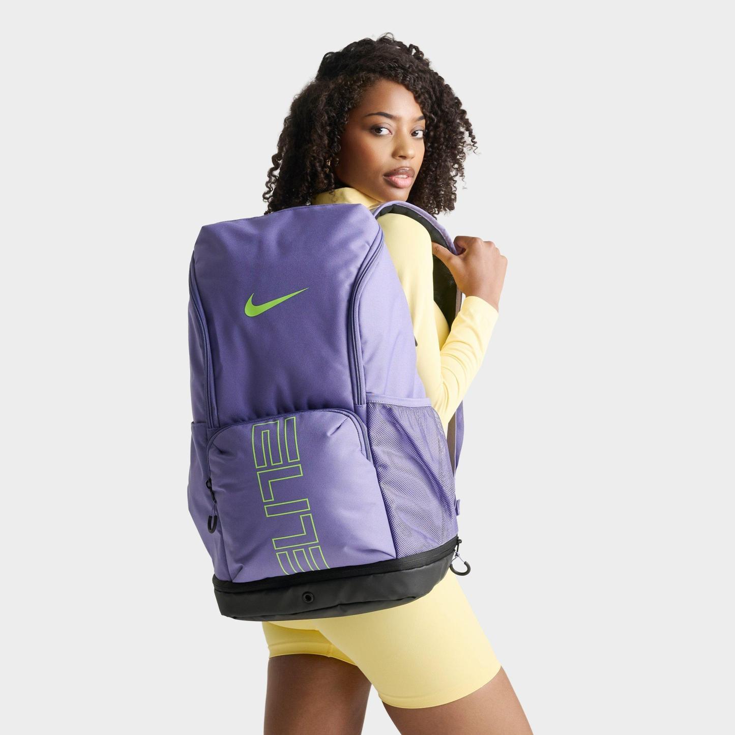 Nithtke Varsity Hoops Elite Backpack (32L) - Dusty Amethyst/Volt