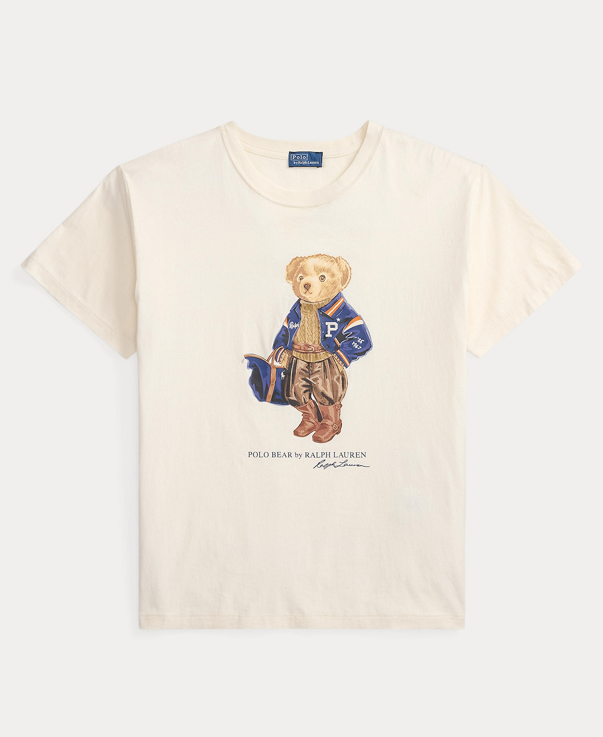 Polo Ralph Lauren Women's Polo Bear Cotton Jersey T-Shirt - Warm White