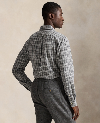 Polo Ralph Lauren Men's Classic-Fit Oxford Shirt - Gray Heather Multi
