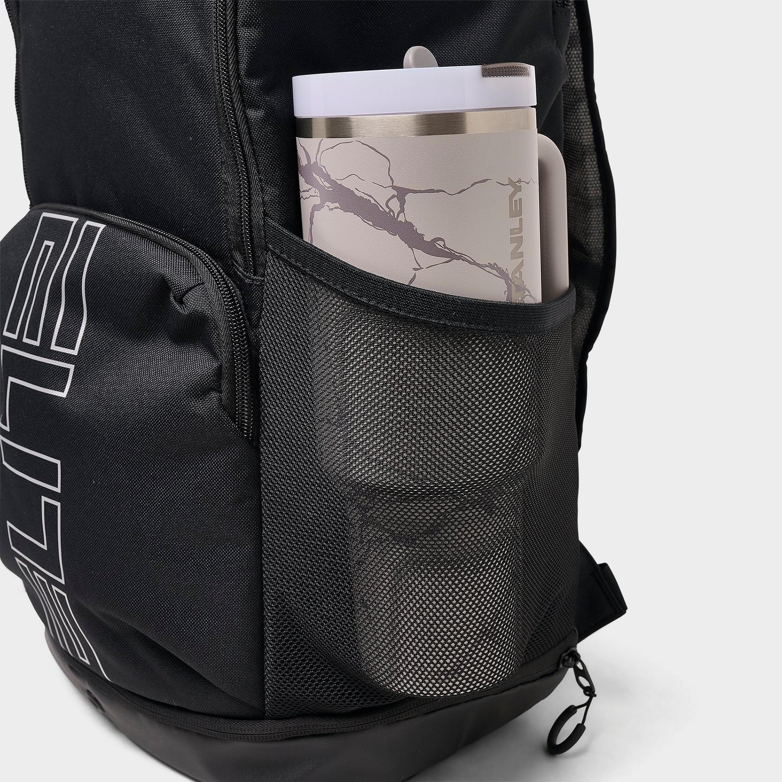 Nike Varsity Hoops Elite Backpack (32L) - Black/Black/Metallic Silver