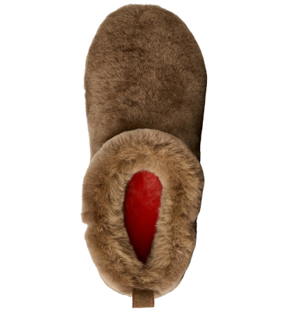 UGG® Women's Classic Ultra Mini Fluffed Round Toe Booties - Light Bronze