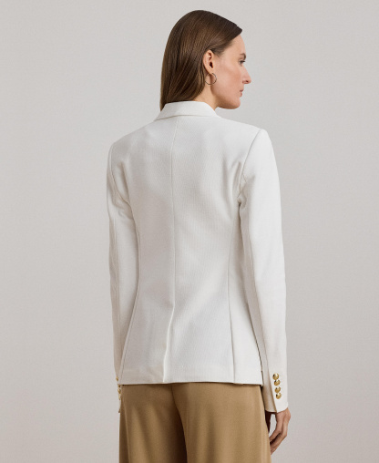 Lauren Ralph Lauren Bullion Jacquard Blazer - White