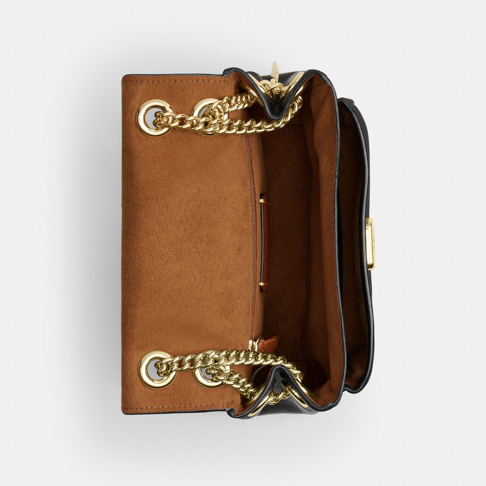 Elodie Crossbody Bag 18 In Signature Canvas - Gold/Walnut/Black - view 4