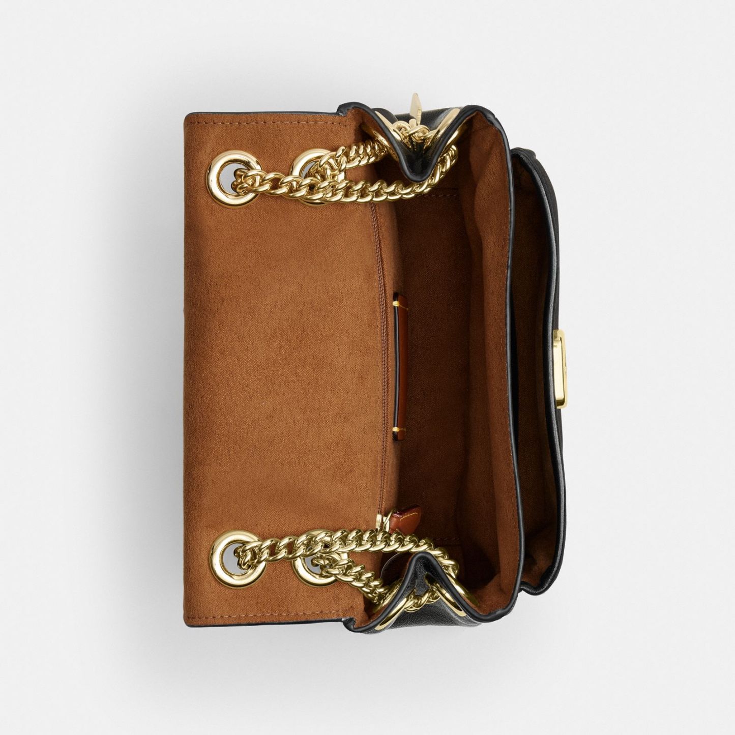 Elodie Crossbody Bag 18 In Signature Canvas - Gold/Walnut/Black - view 4