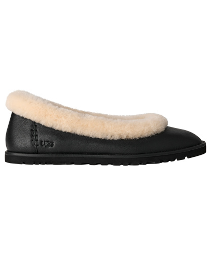 UGG® Women's Zora Ballet Round Toe Flats - Black