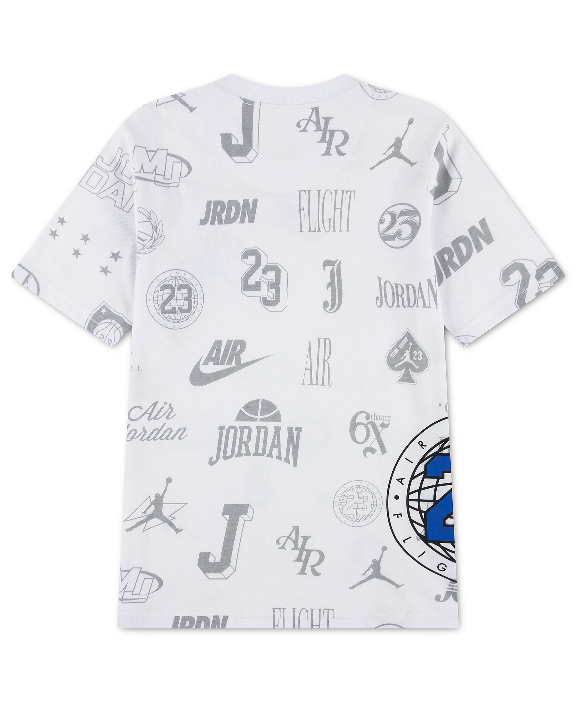 Jordan Boys' 8-20 Rookie Season Printed Short-Sleeve T-Shirt - White