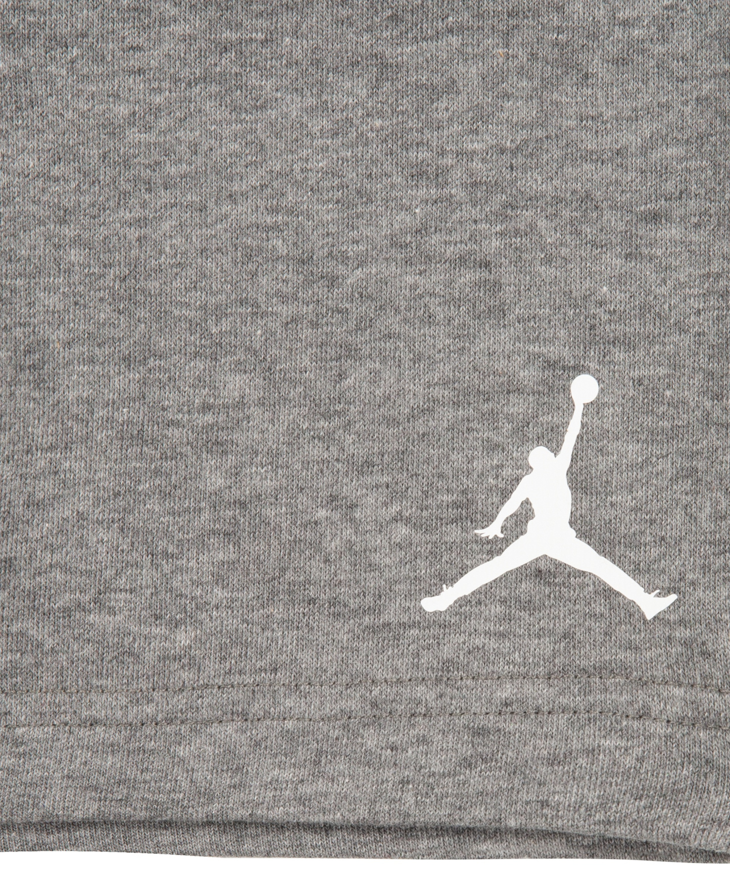 Jordan Boys' 2T-4T Jumbo Jumpman T-Shirt and Shorts, 2-Piece Set - Carbon Heather/Black