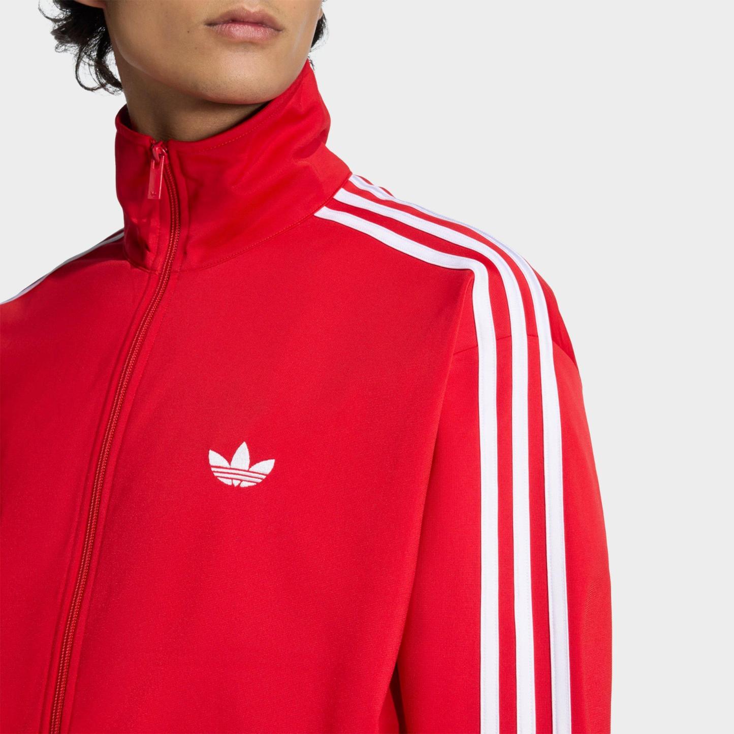 Men's adidas Originals adicolor Sport Firebird Full-Zip Track Jacket - Better Scarlet