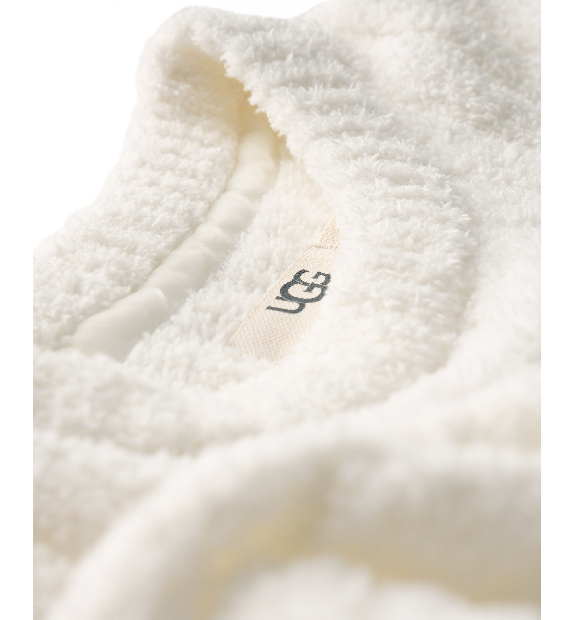 UGG Women's Riz Ribbed Long-Sleeve Knit Sleep Top - Cream