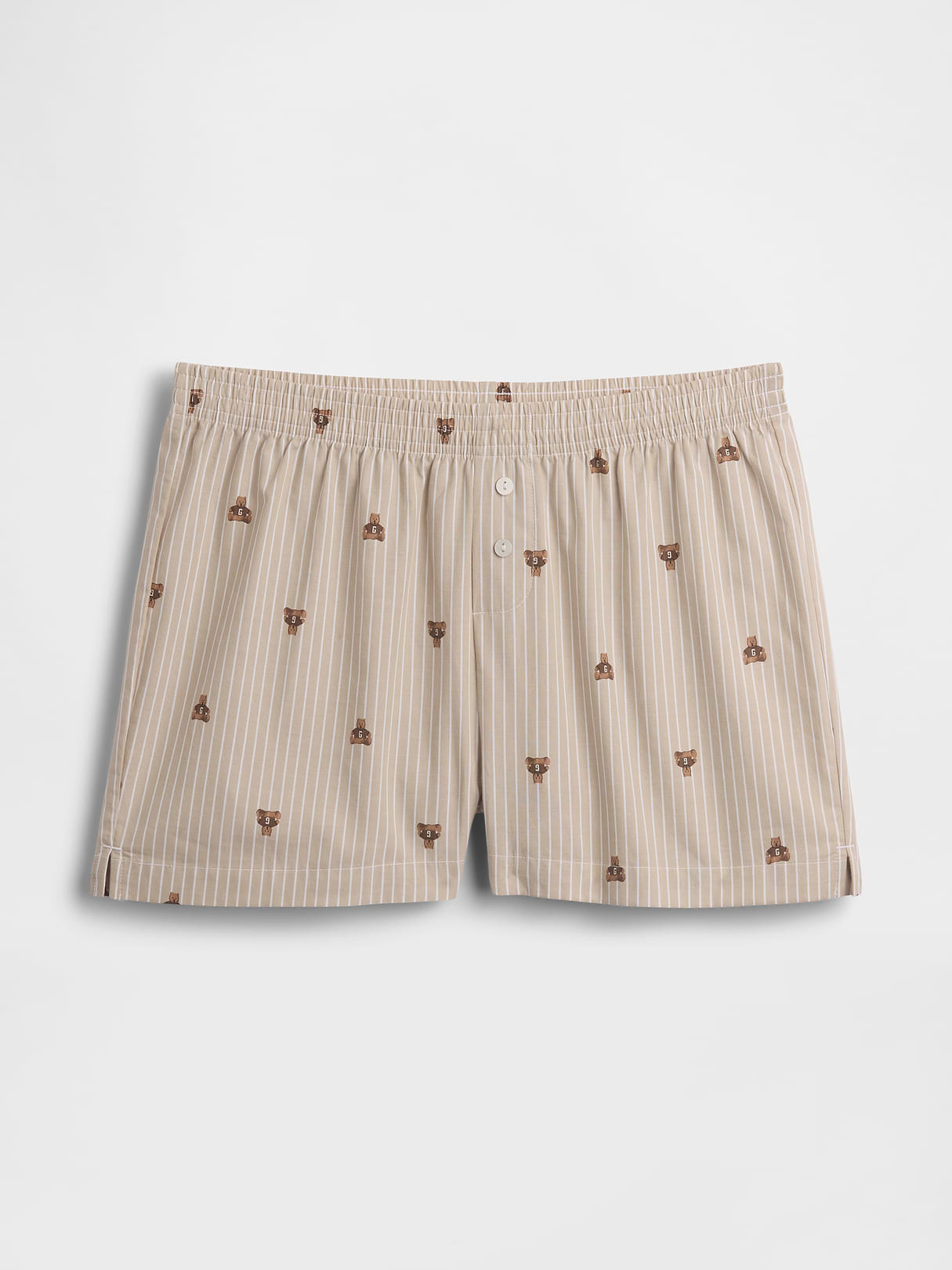 Poplin PJ Boxer Shorts - Brannan bear brown