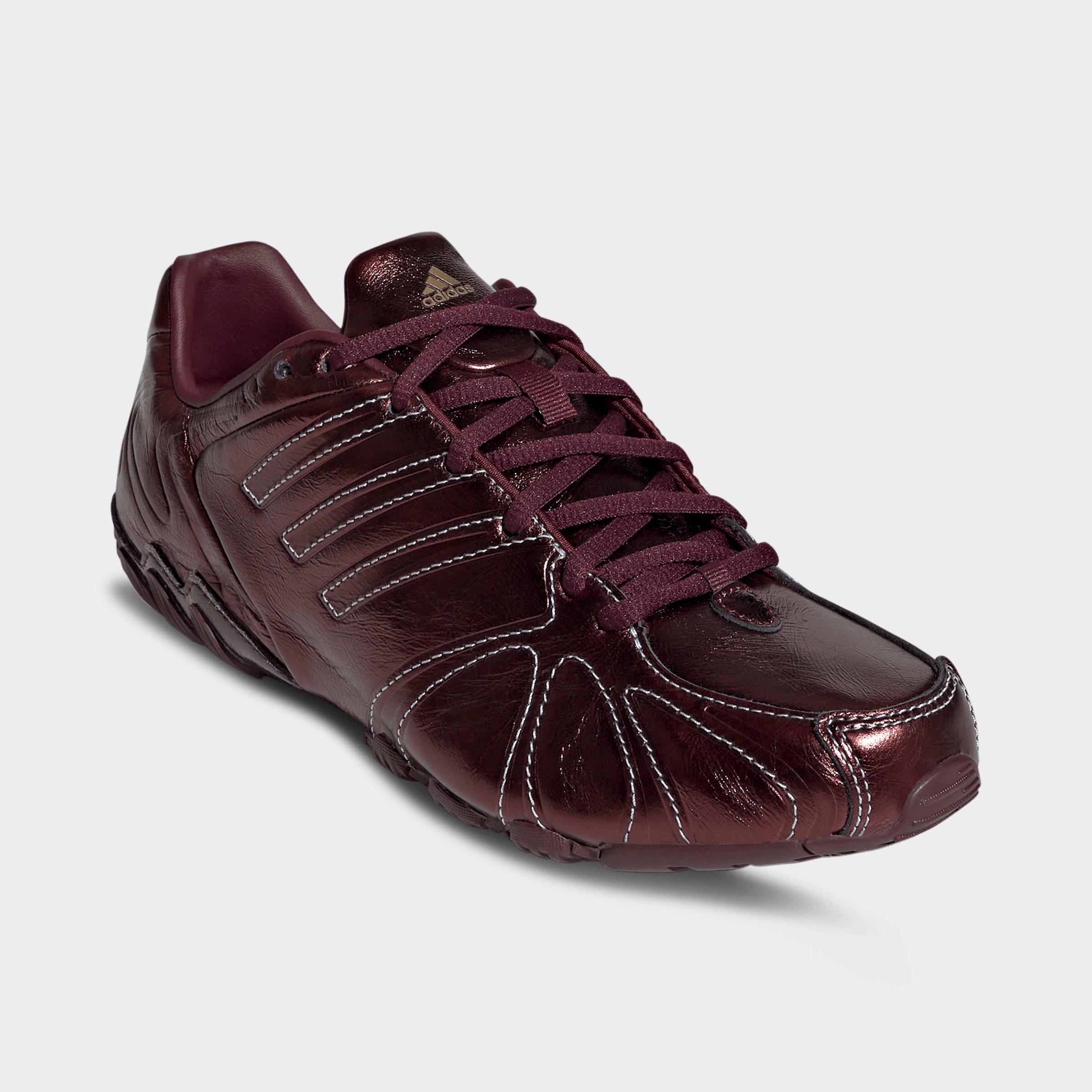 Women's adidas Originals Ghost Sprint Casual Shoes - Part 1 - Maroon/Clear Sky/Gold Metallic - Both shoes facing left