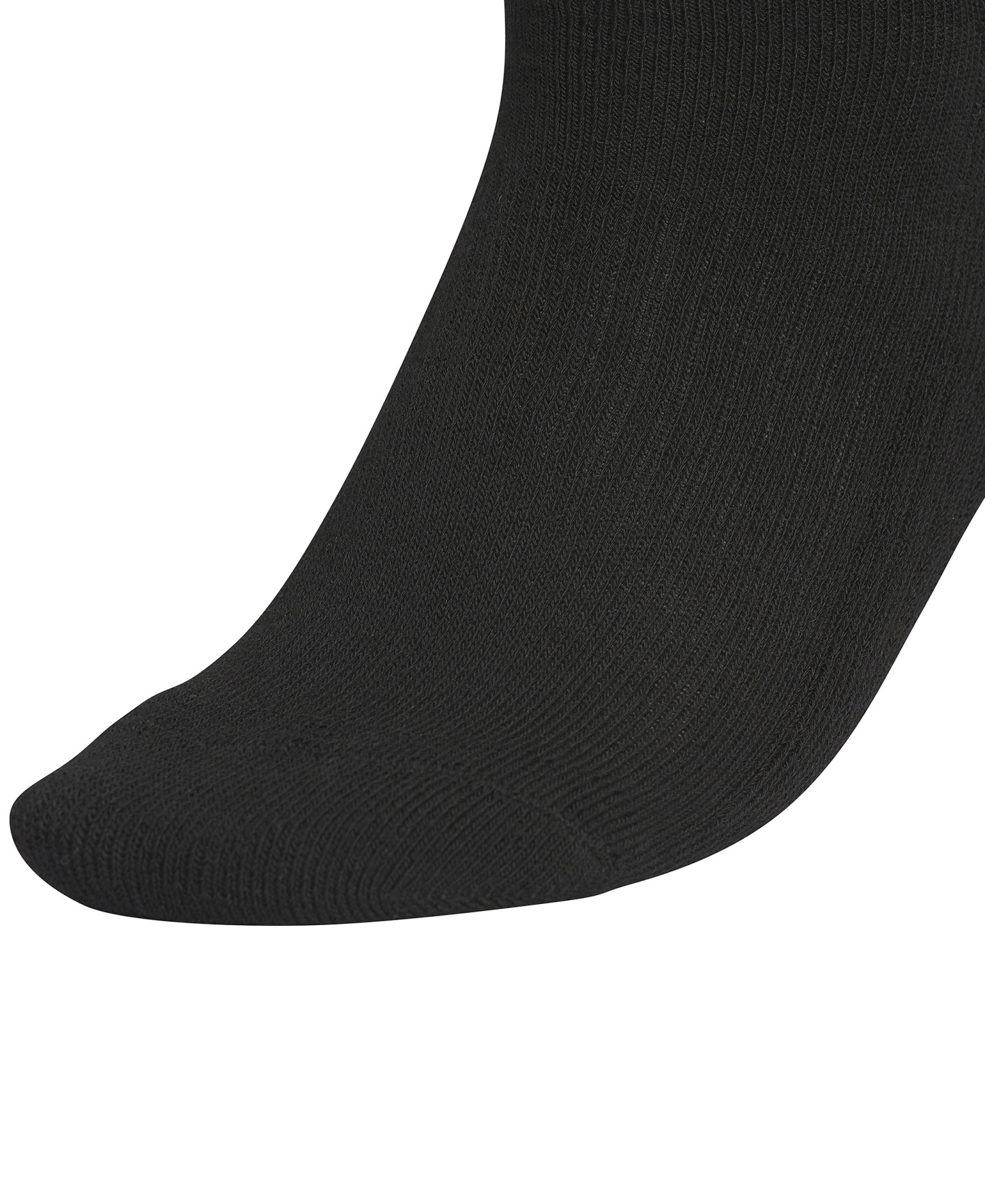 adidas Women's No Show Athletic Cushioned Socks, 6-Pack - Black/white