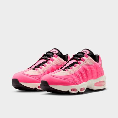Women's Nike Air Max 95 Big Bubble Casual Shoes - Pink Glow/Off Noir/Pearl Pink/Metallic Silver