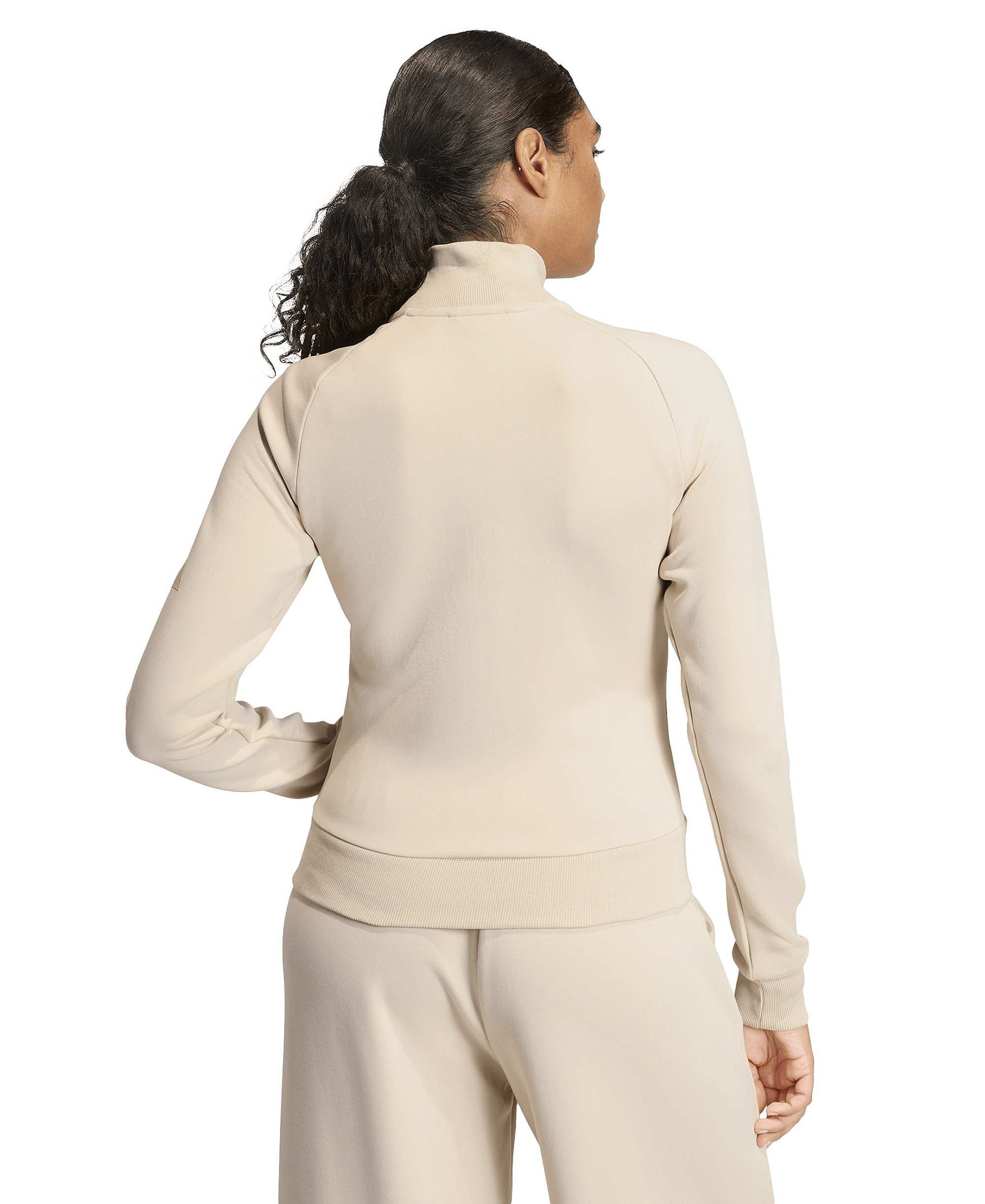 adidas Women's Soft Lux Slim Sportswear Track Jacket - Crystal Linen