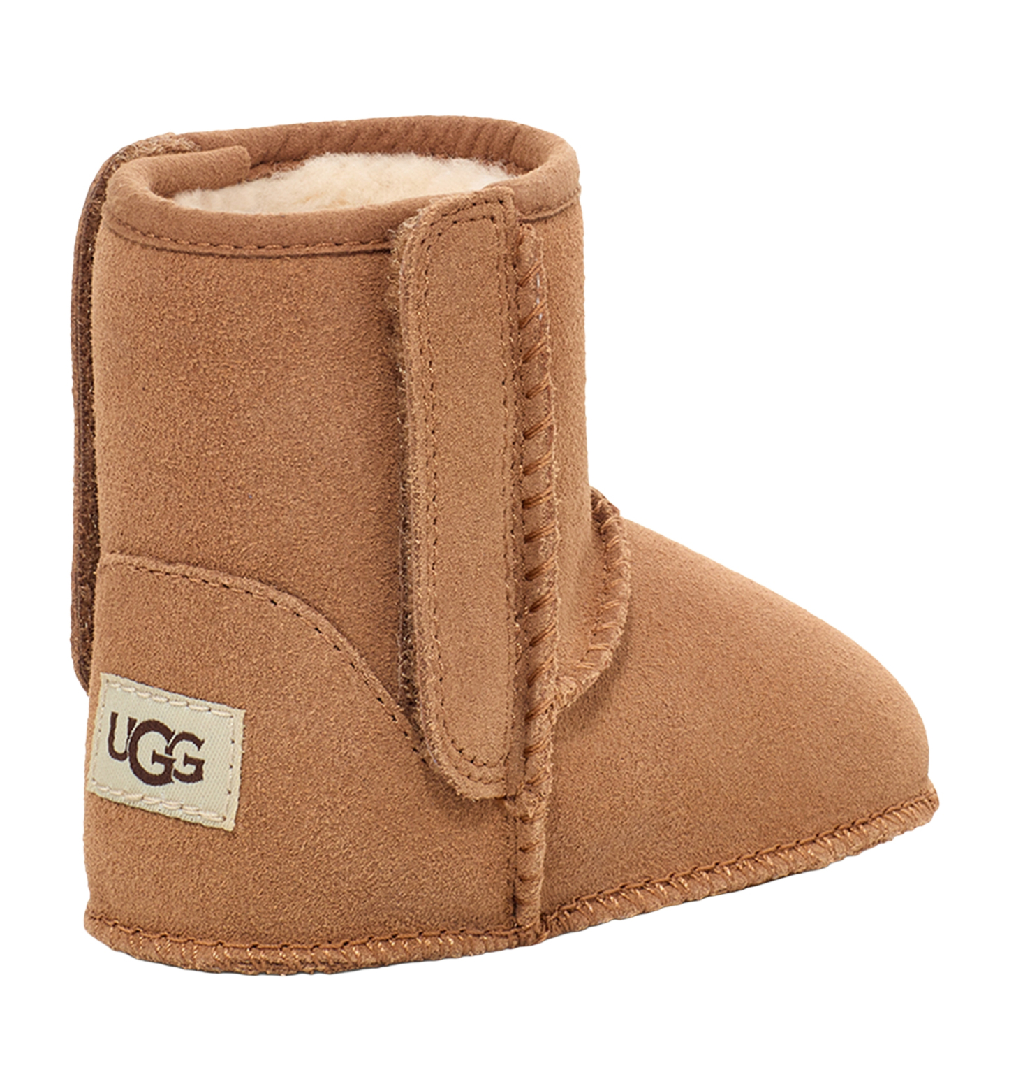 UGG® Baby Classic Round Toe Booties - Chestnut