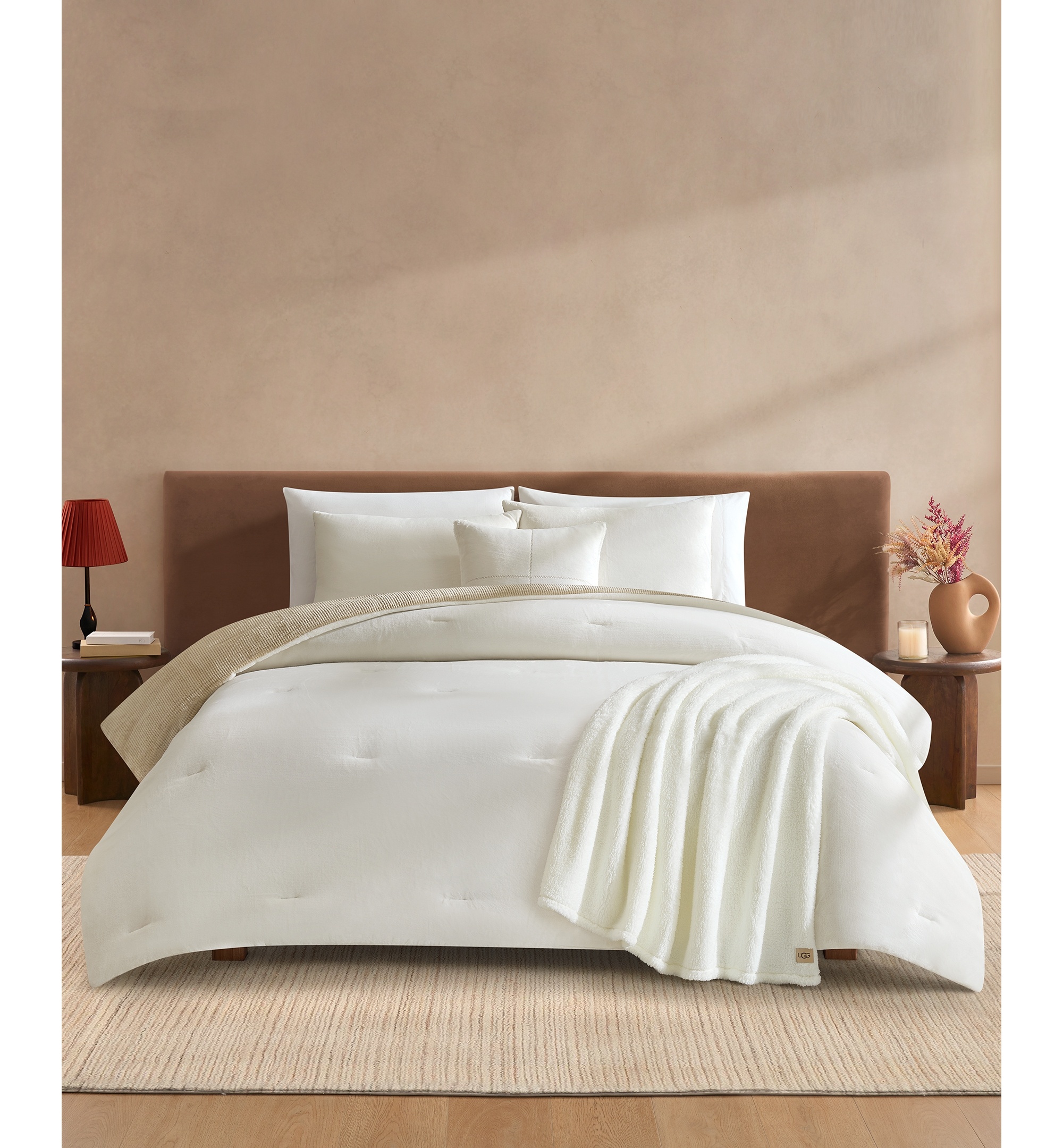 UGG® Brody Reversible Comforter Sets - Birch