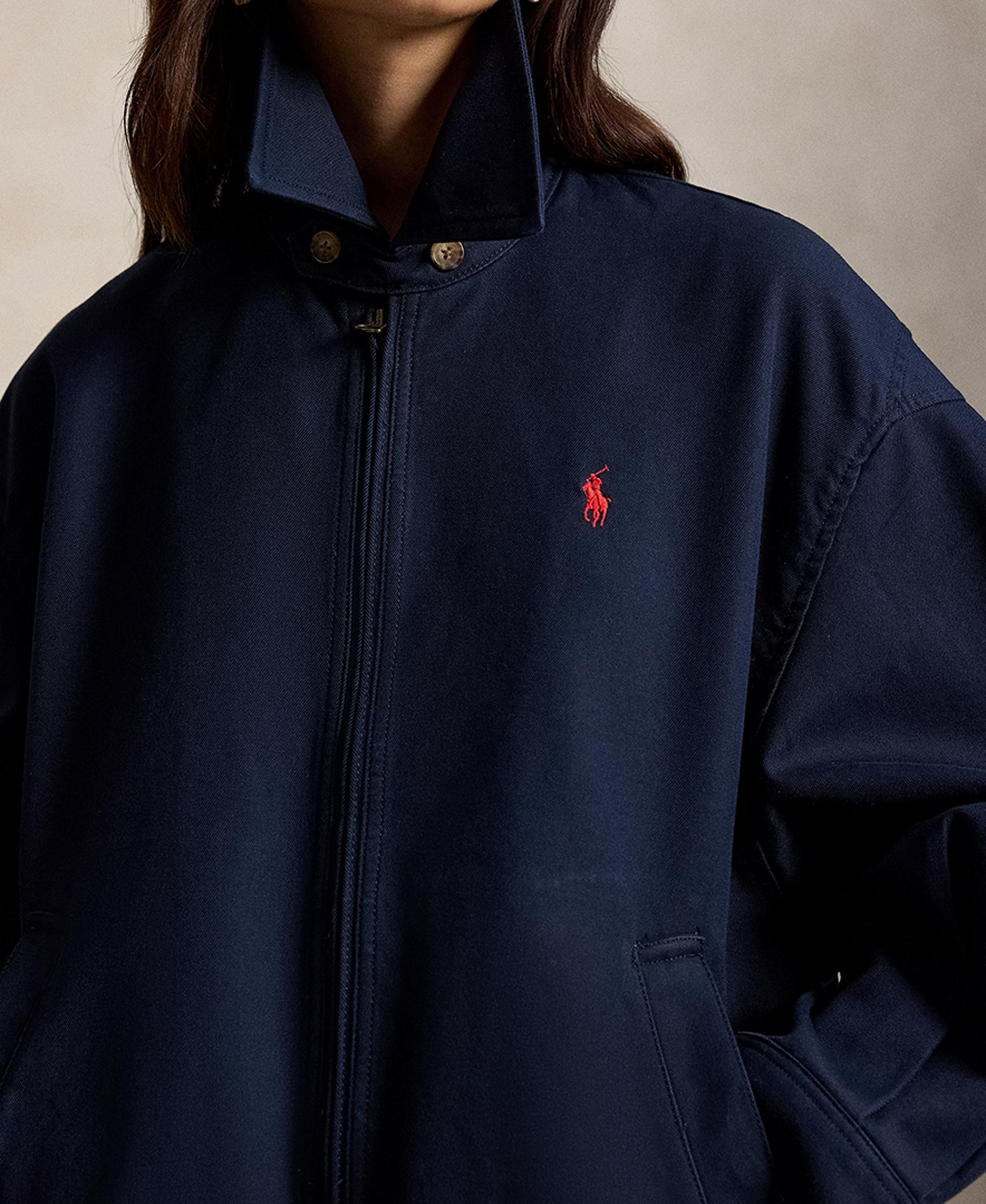 Polo Ralph Lauren Women's Long-Sleeve Bomber Jacket - Lauren Navy