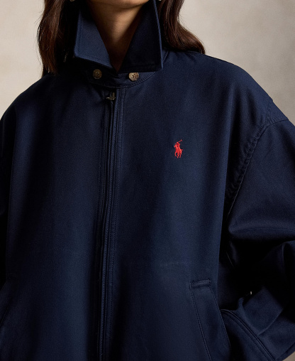 Polo Ralph Lauren Women's Long-Sleeve Bomber Jacket - Lauren Navy