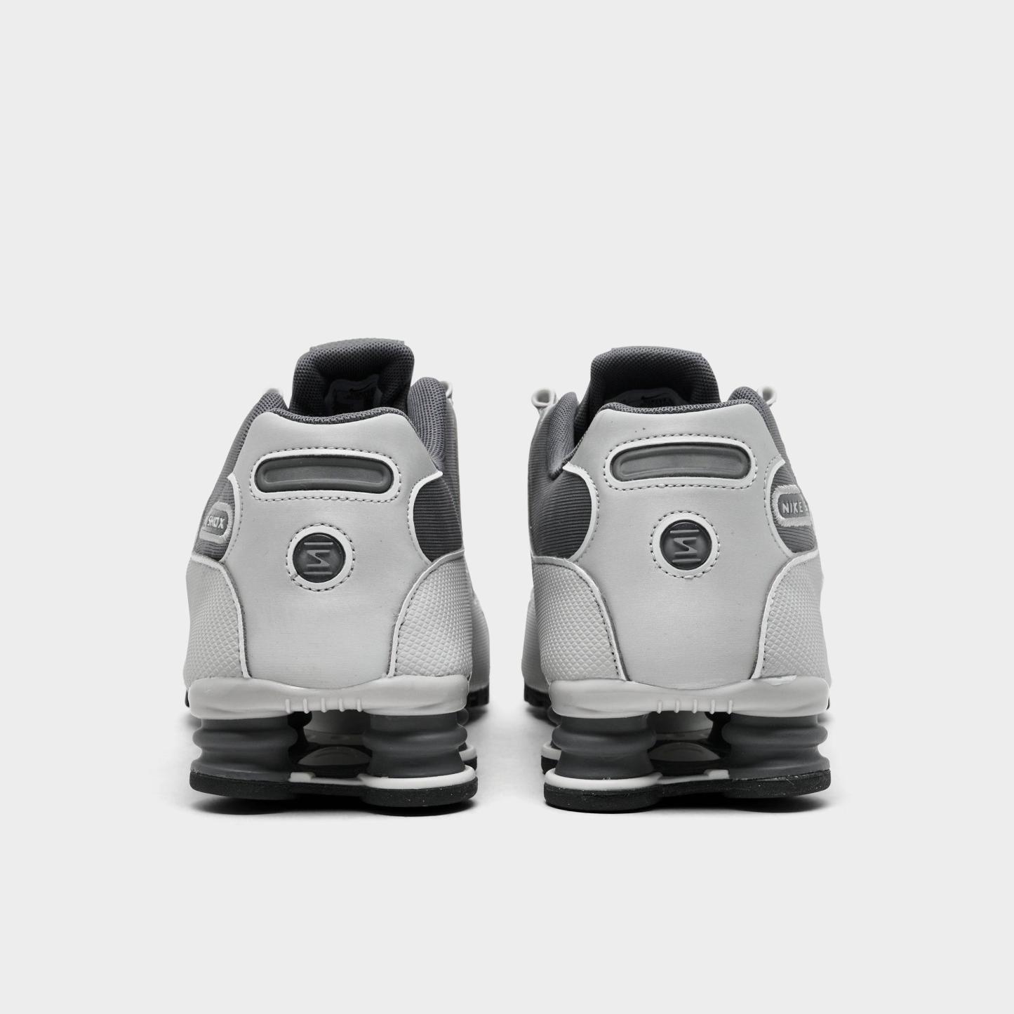 Men's Nithtke Shox NZ Casual Shoes - Smoke Grey/Grey Fog - Back view
