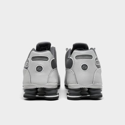 Men's Nithtke Shox NZ Casual Shoes - Smoke Grey/Grey Fog - Back view