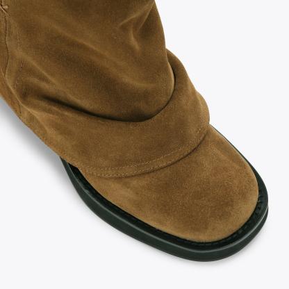 Kurt Geiger London Fringe Gaiter Biker - Brown - view 6