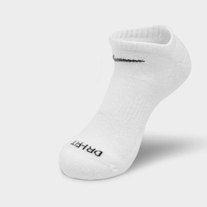 Nike Everyday Plus Cushioned No-Show Training Socks (6-Pack) - White/Black