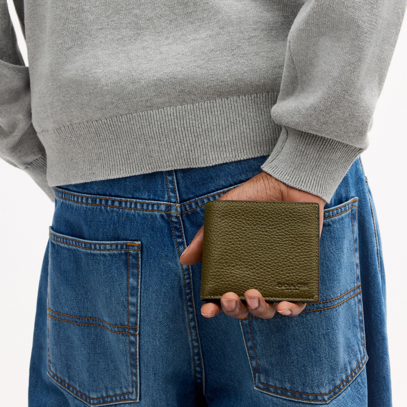 Id Billfold Wallet - Olive - view 2
