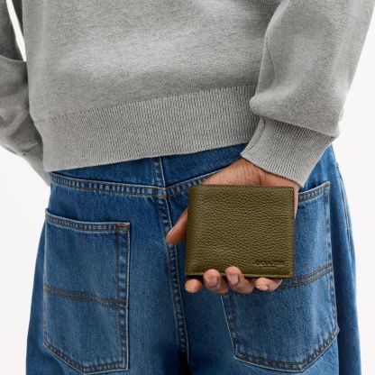 Id Billfold Wallet - Olive - view 2