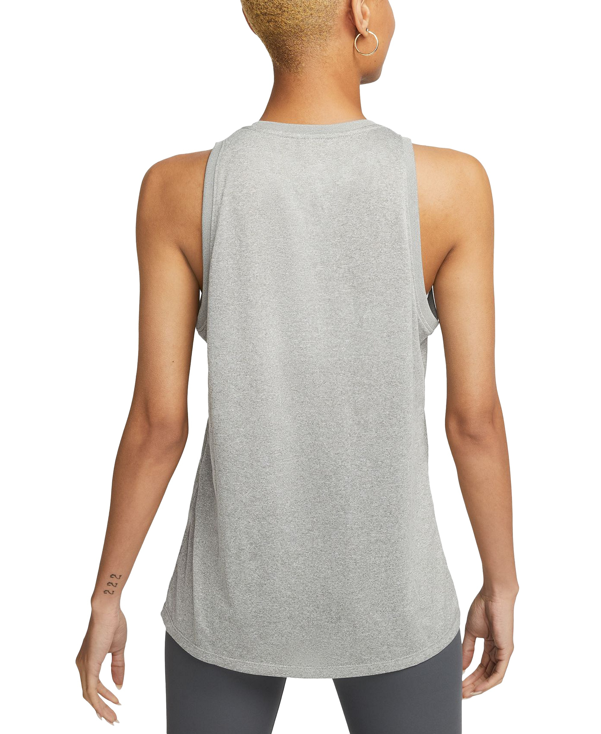 Nike Women's Dri-FIT Training Tank Top - Tumbled Gray