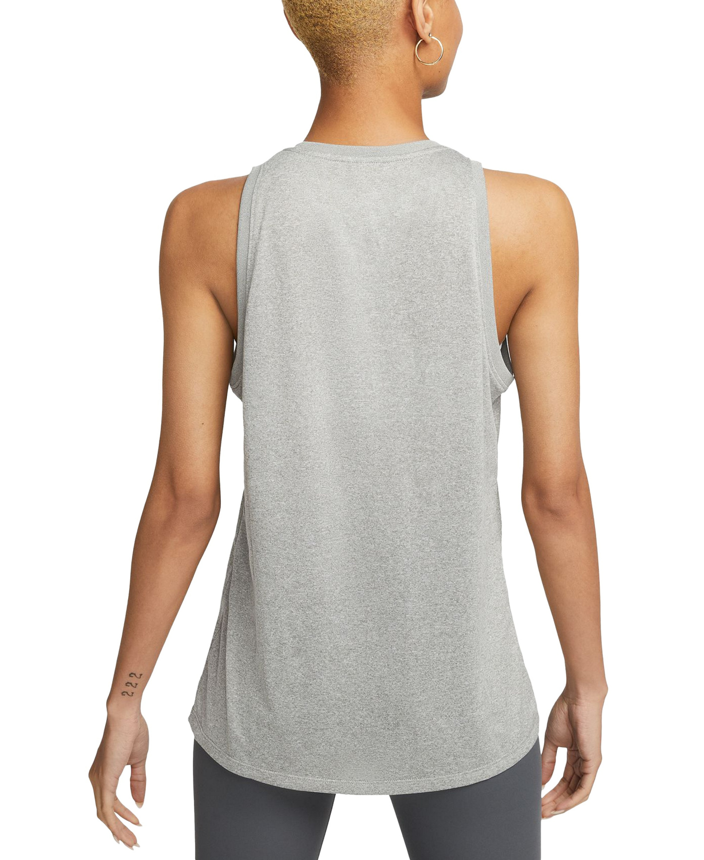 Nike Women's Dri-FIT Training Tank Top - Tumbled Gray