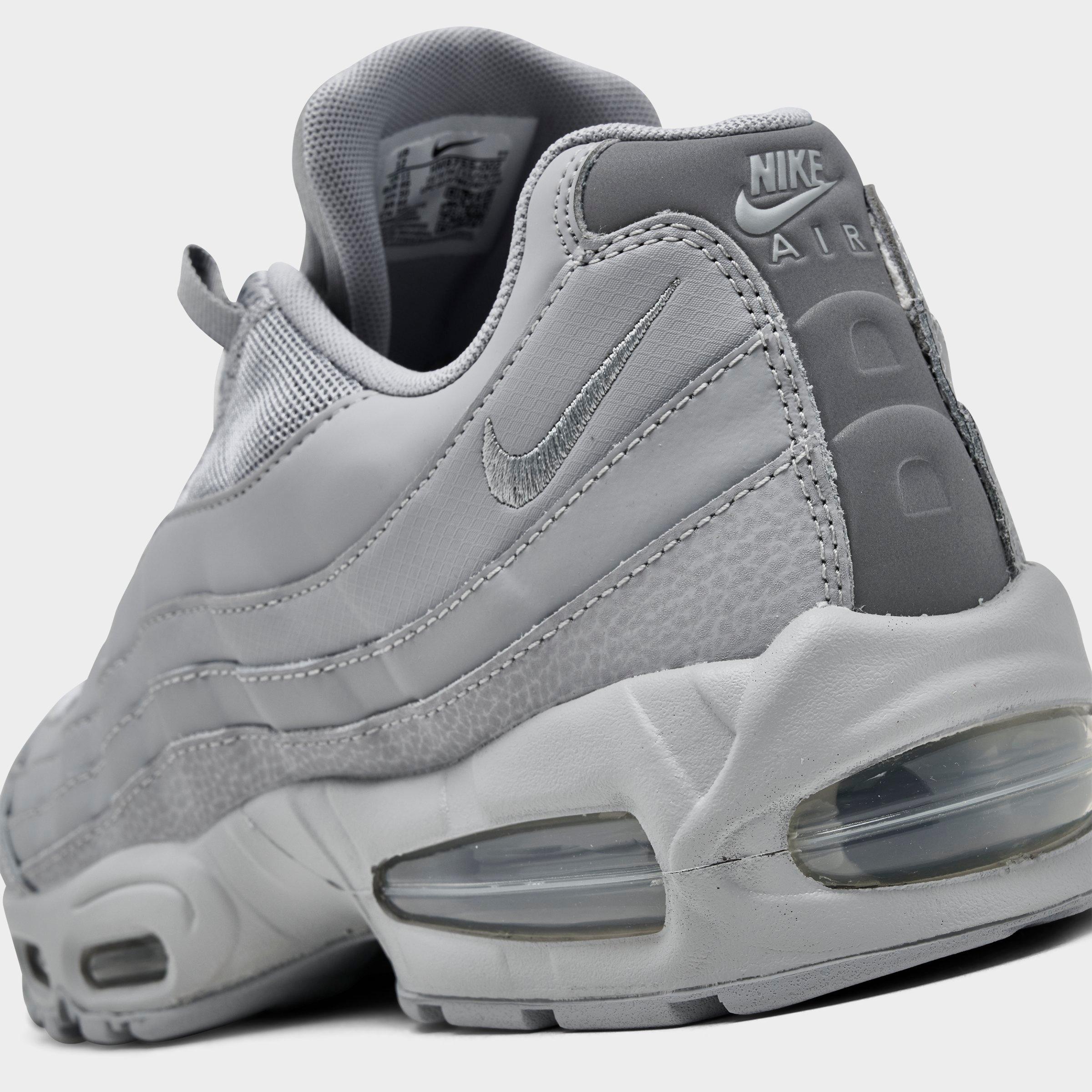 Men's Nithtke Air Max 95 Big Bubble Scorpion Casual Shoes - Part 3 - Wolf Grey/Wolf Grey/Anthracite/Wolf Grey - Detail shot