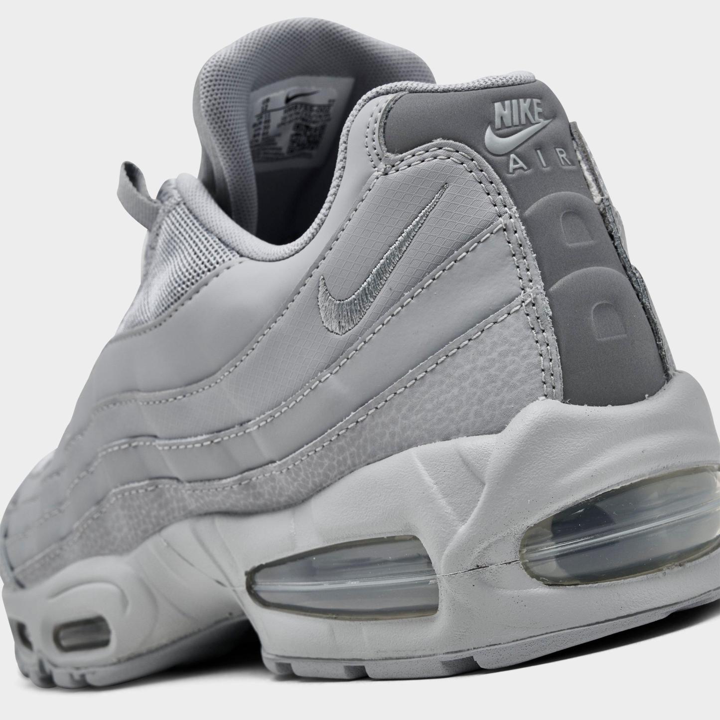 Men's Nithtke Air Max 95 Big Bubble Scorpion Casual Shoes - Part 3 - Wolf Grey/Wolf Grey/Anthracite/Wolf Grey - Detail shot