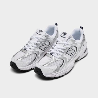 Big Kids' New Balance 530 Casual Shoes - White/Navy - view 2