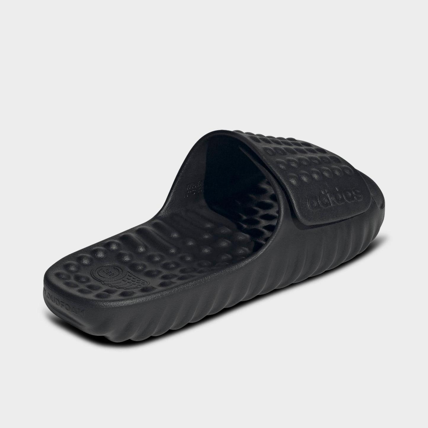 Men's adidas adissage 360Rec Slide Sandals - Black/Black/Black - view 4