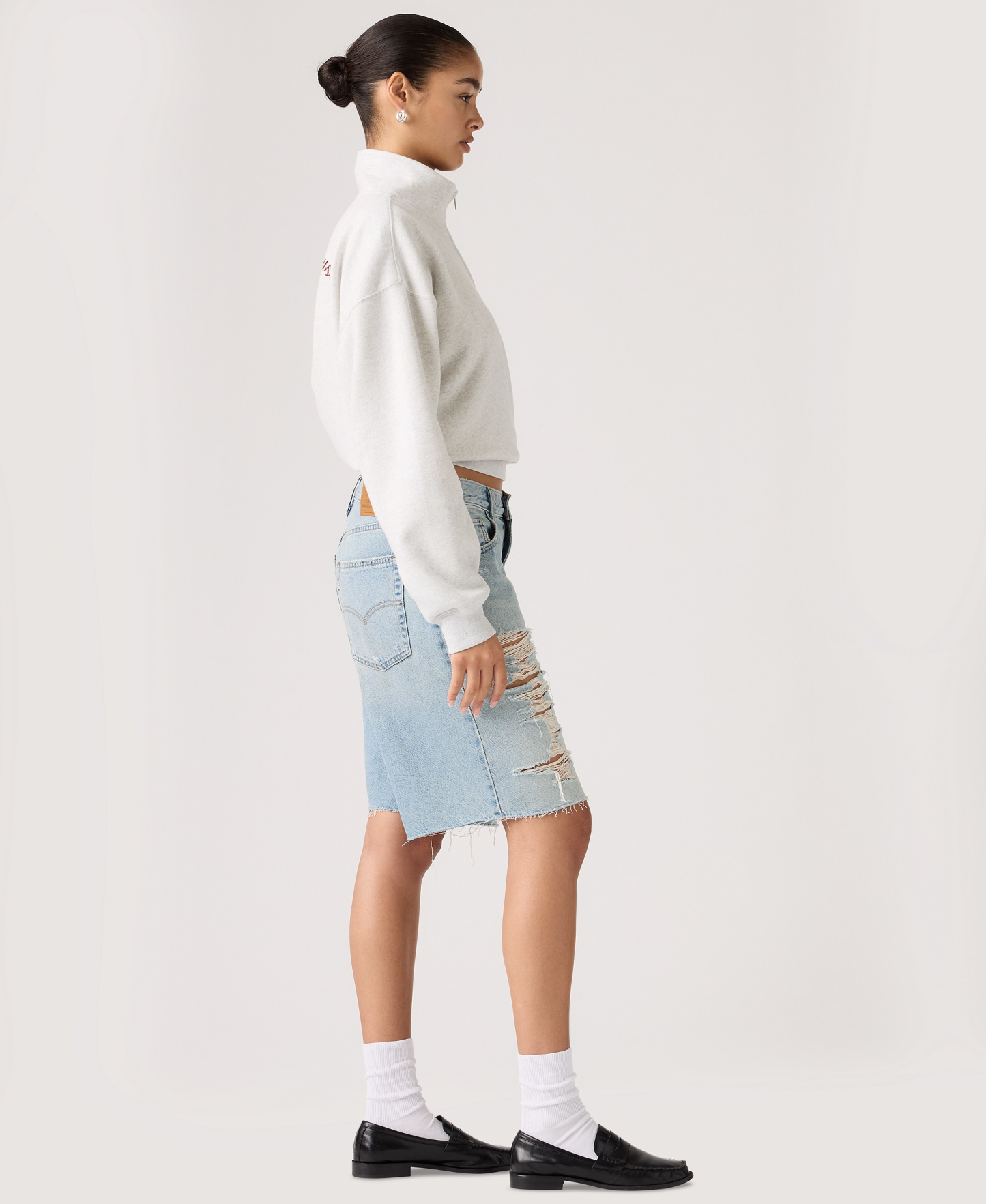 Levi's Premium Women's Baggy Dad Mid-Rise Jorts - Been There