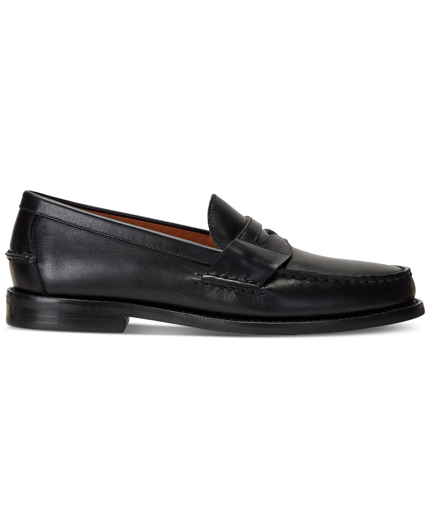 Polo Ralph Lauren Men's Alston Leather Penny Loafers - Black